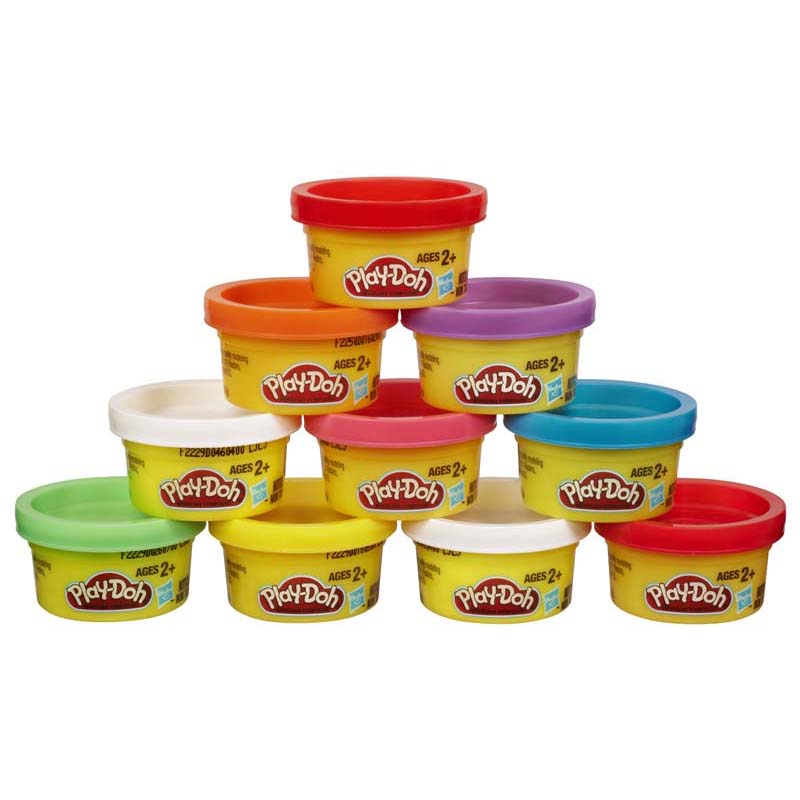 Ống Bột Nặn 10 Màu Playdoh 22037